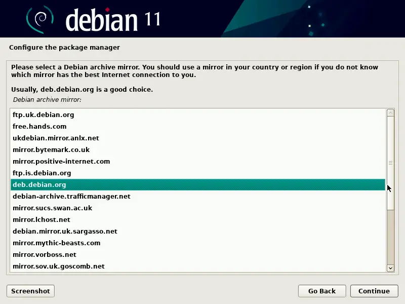 Debian-Archive-Mirror-Debian11