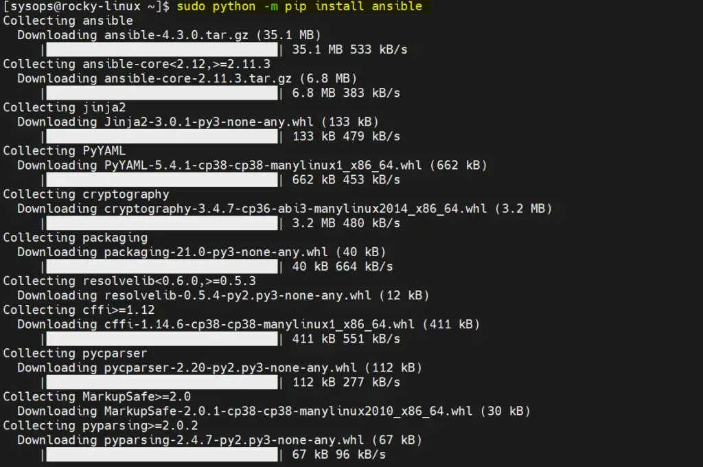 Install-Ansible-with-pip-command