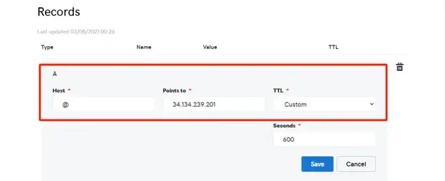 Domain-DNS-Record-Linux