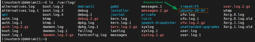 Remote-Client-Rsyslog-Debian11