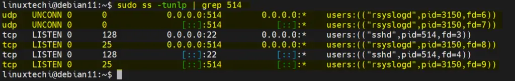 ss-command-rsyslog-connection-debian11
