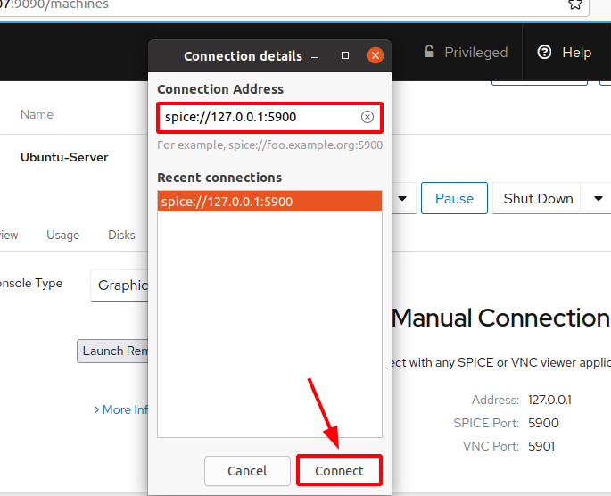 Connection-Remote-Viewer-Cockpirt-VM