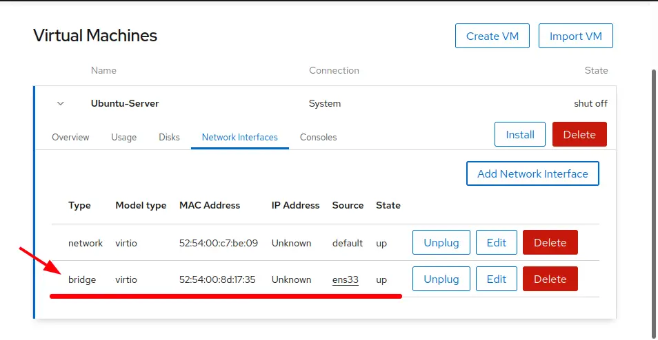 Network-List-VM-Cockpit