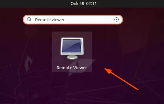 Remote-viewer-Ubuntu
