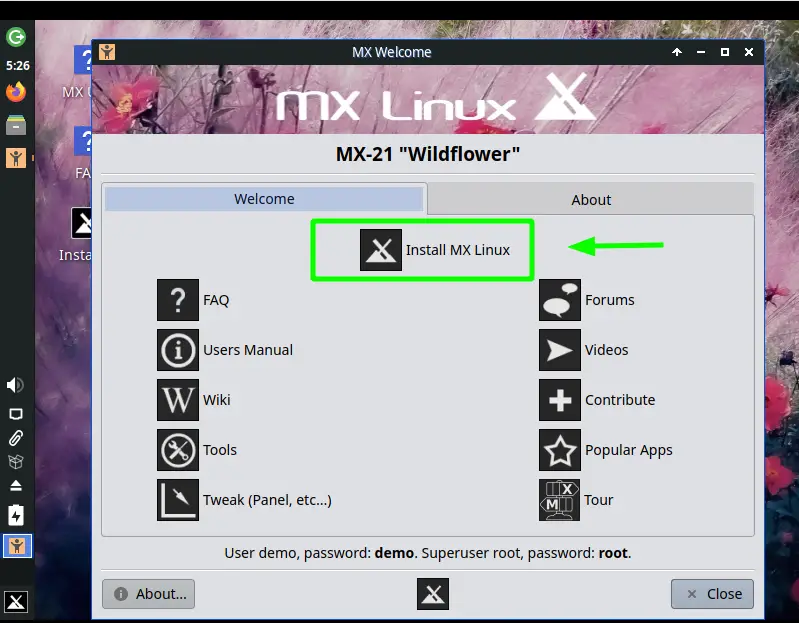 Choose-MX-Linux-Install-Option