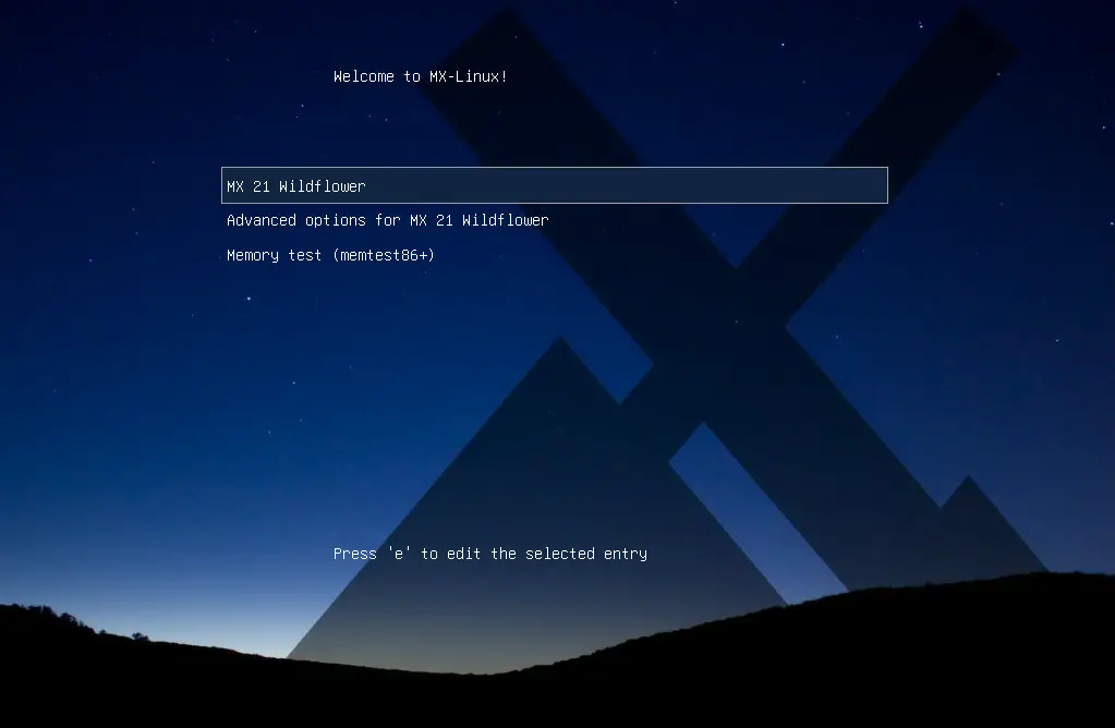 MX-Linux-Bootloader-Screen