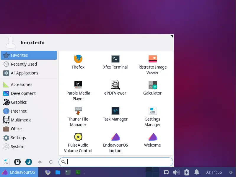 Desktop-Screen-EndeavourOS