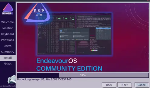 EndeavourOS-Installation-Steps