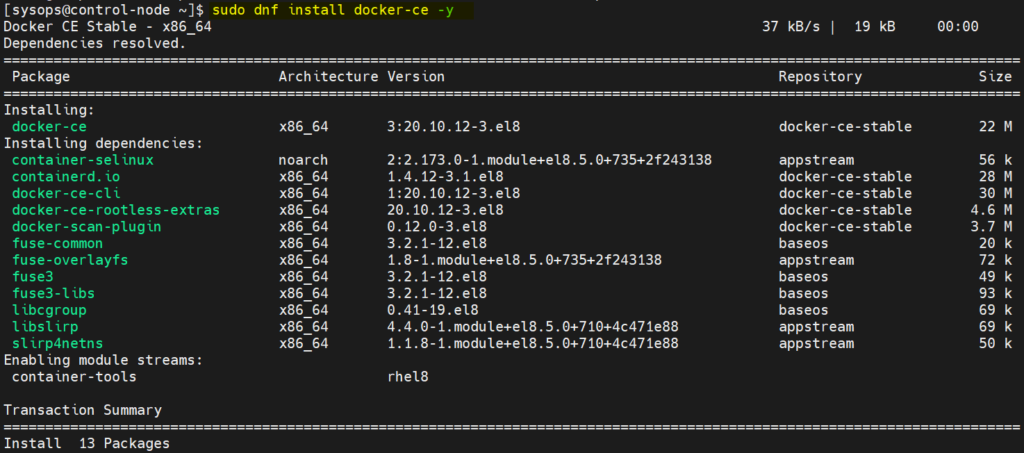 Dnf-install-docker-rockylinux