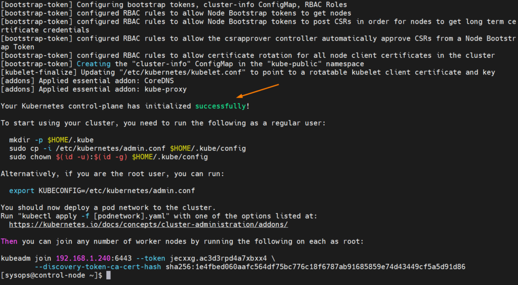 Kubeadm-init-Command-Output