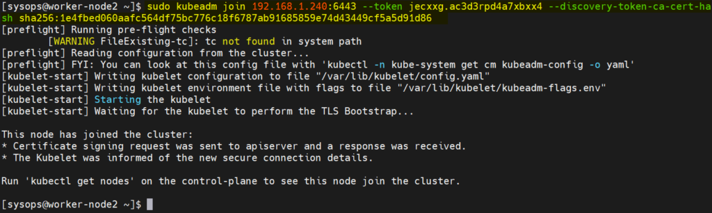 Kubeadm-join-worker-node2