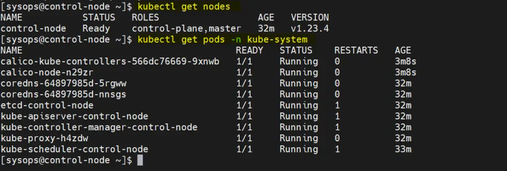 Pods-Kube-system-namespace