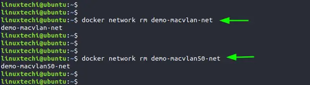 Remove-docker-network