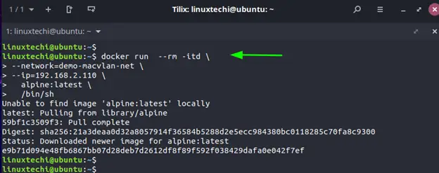 Run-docker-Container-macvlan-network