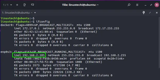 ifconfig-command-output-ubuntu