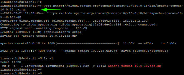 Download-Apache-Tomcat-Debian-Linux