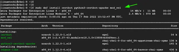 Install-certbot-python2-package-rhel8