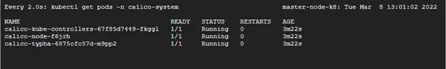 Pods-in-Calico-System-RHEL