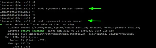 Restart-Tomcat-Systemd-Service-Debian-Linux
