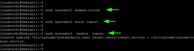 Start-Enable-Tomcat-Debian-Linux