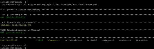 Ansible-Playbook-never-tag