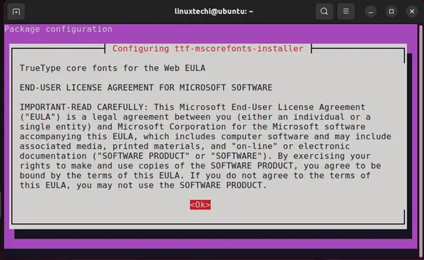 Microsoft-EULA-license-Agreement-Ubuntu