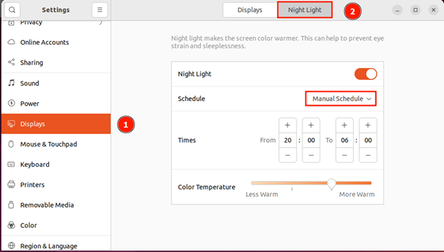 Night-Light-Mode-Ubuntu-22-04