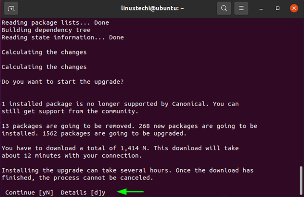 Press-y-download-package-for-ubuntu-upgrade