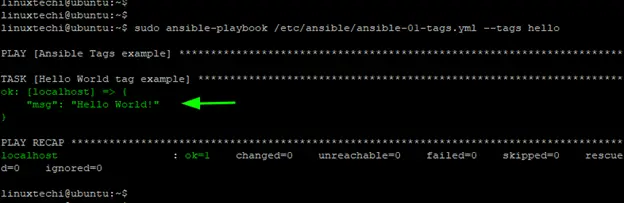 Run-Specific-Task-with-Tag-Ansible