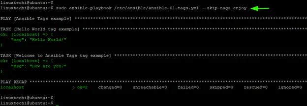 Skip-Tags-While-Running-Ansible-Playbook