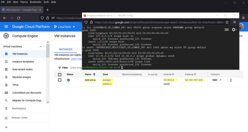 VM-Console-GCP