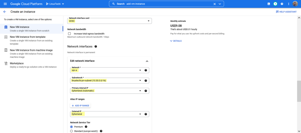 VPC-Selection-During-VM-Creation-GCP