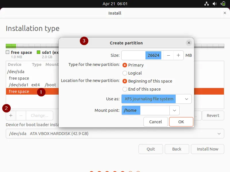 home-partition-creation-during-ubuntu-22-04-installattion