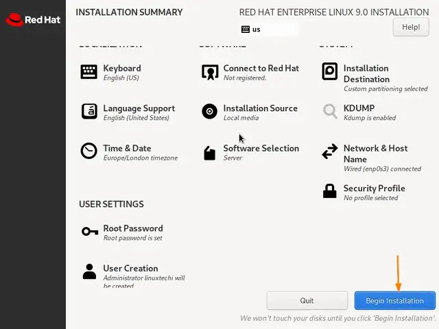 Begin-Installation-Option-During-RHEL9-Installation