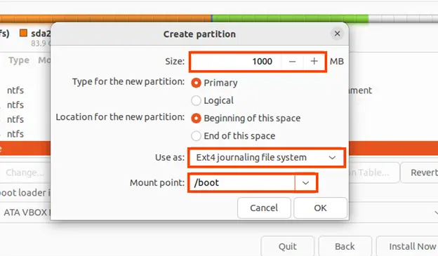 Boot-Partition-Ubuntu-22-04-LTS