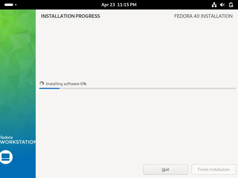 Fedora40-Installation-Progress