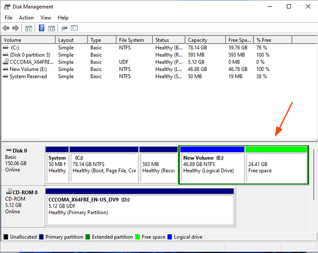 Free-Space-Disk-Management-Console-Windows11