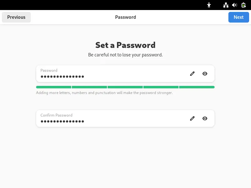Set-Password-New-User-Post-Fedora40-Installation