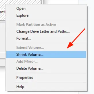 Shrink-Volume-Windows11