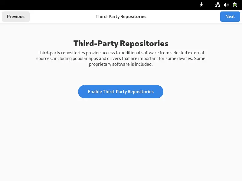 Third-Party-Repositories-Fedora40-Installation