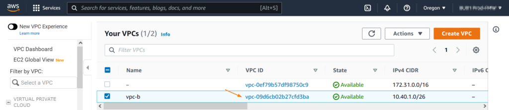 VPC-ID-From-US-west-2-Region-AWS