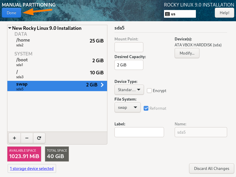 Installing Rocky Linux 9 - Documentation