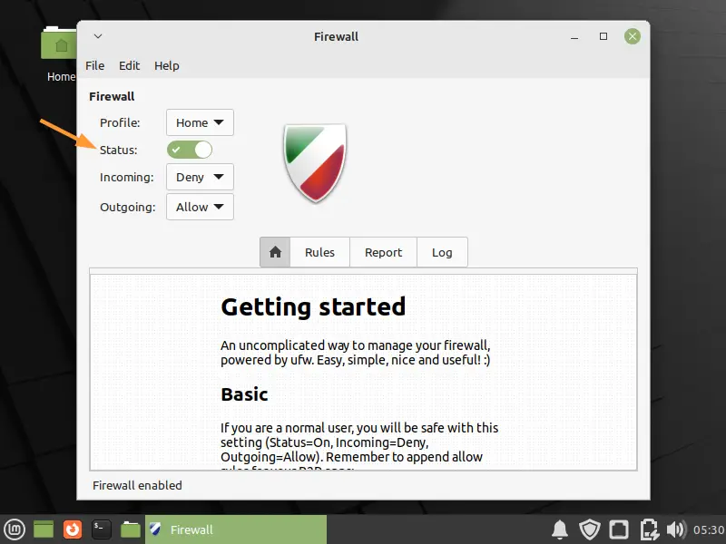 Enable-Firewall-Linux-Mint21