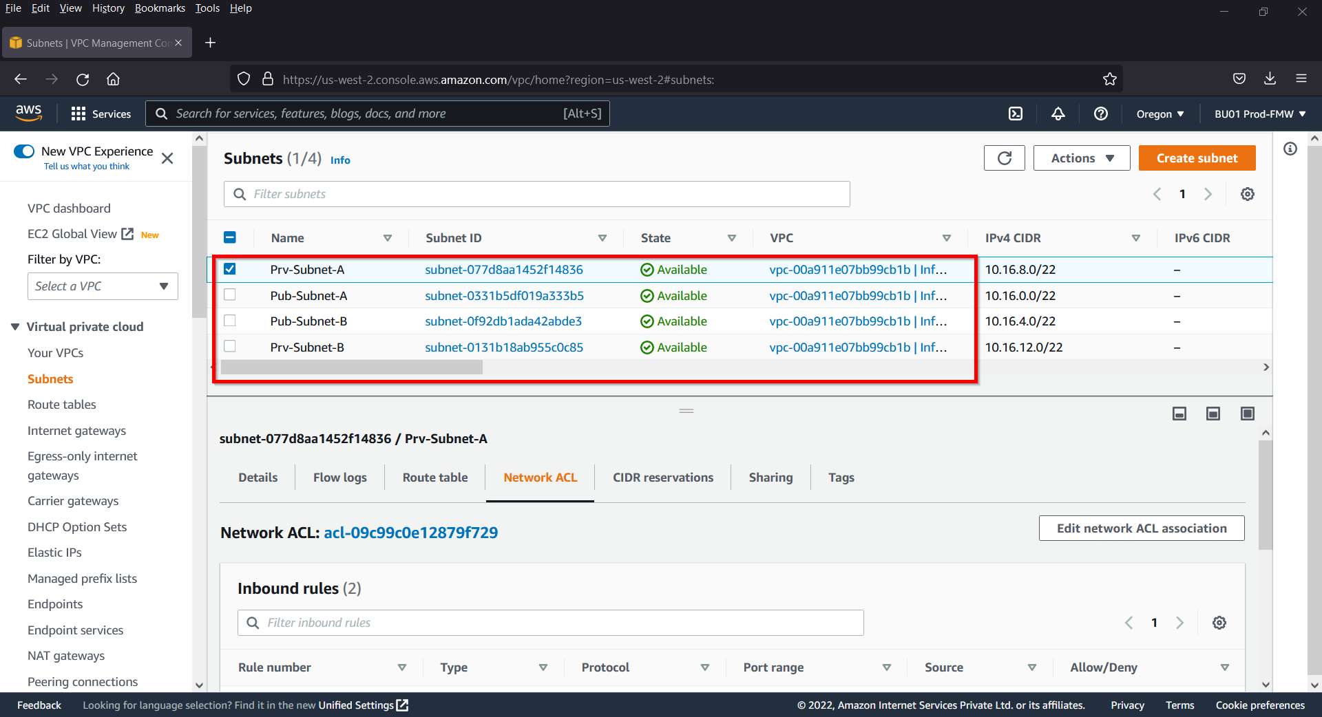 Subnet-Ids-VPC-Console-AWS