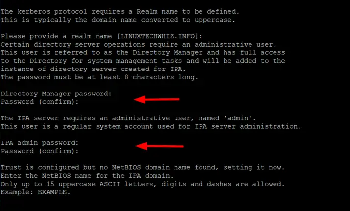IPA-Server-Install-Directory-Manager-Password