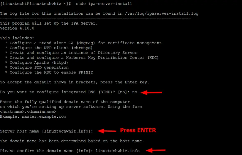 Ipa-Server-Install-Command-RHEL9