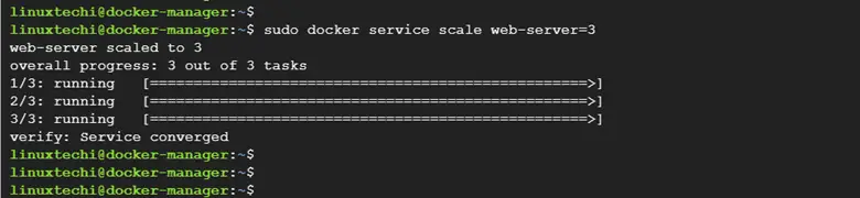 Service-Scale-docker-Swarm