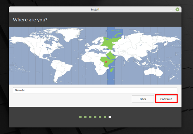 Geographical-Location-for-LinuxMint21-Installation