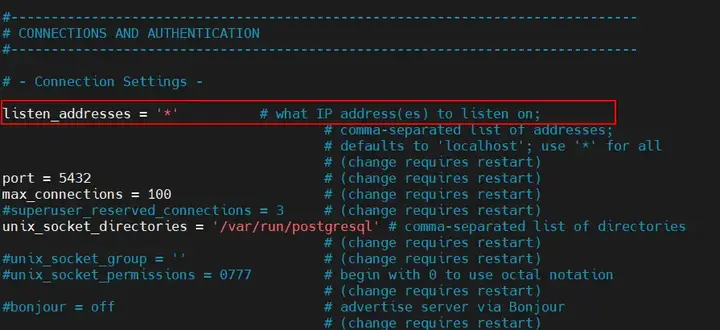 Listen-Address-PostgreSQL-Conf-Ubuntu-Linux