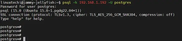 Remote-Connection-PostgreSQL-Command
